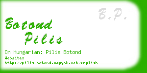 botond pilis business card